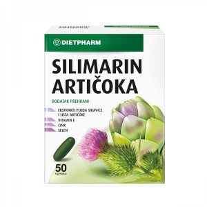DIETPHARM SILIMARIN ARTIČOKA KAPSULE A50